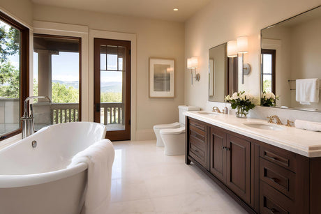 Interior Design Trends 2025: Creating Immersive Bathrooms & Smart Material Choices