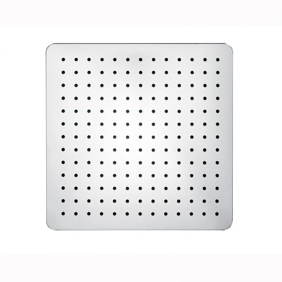 Super-slim Square Stainless Steel Rainfall Shower Head Chrome 300mm