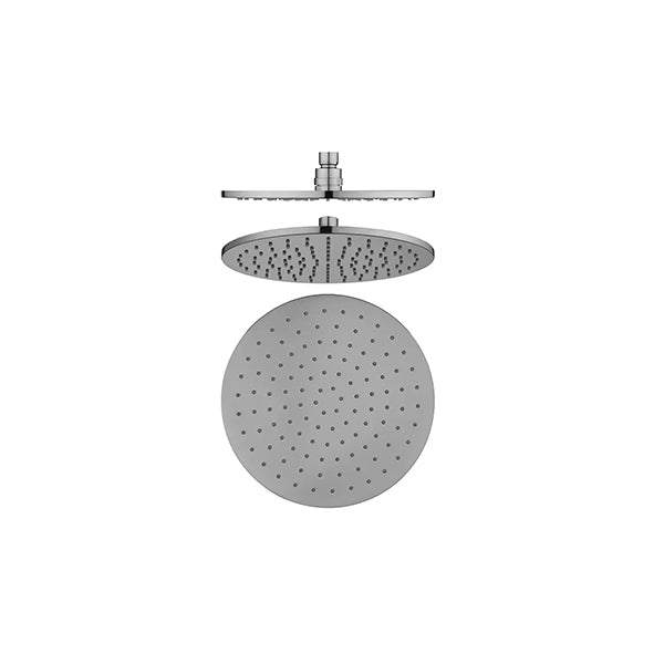 Round Shower Head Brushed Nickel 250mm (Brass)