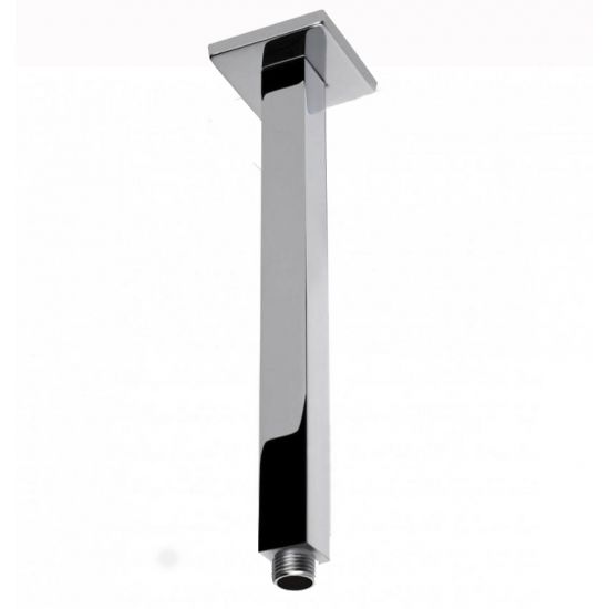 Square Ceiling Shower Arm Chrome 600mm