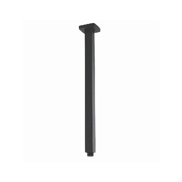 Square Ceiling Shower Arm Gun Metal Grey 400mm