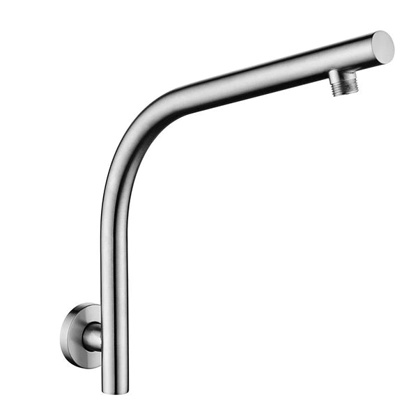 Round Wall Mounted Shower Arm Brushed Nickel