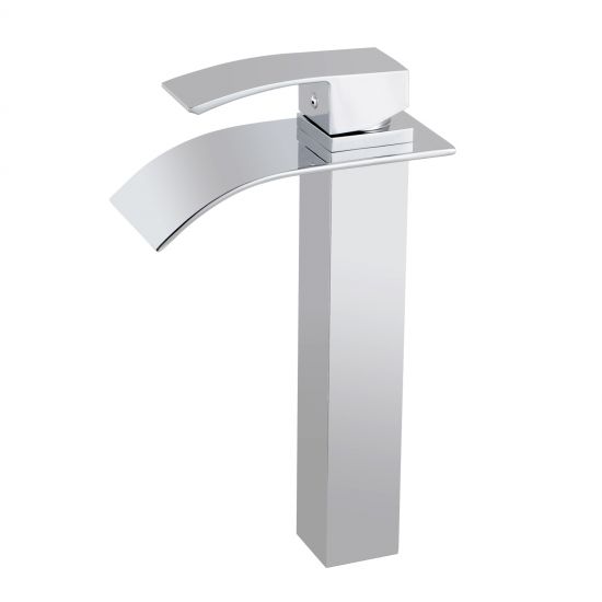 Cascade Chrome Waterfall Tall Basin Mixer