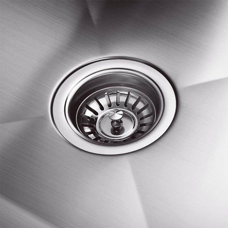 Double Bowl Sink Brushed Silver Ext: 1150x450x220mm