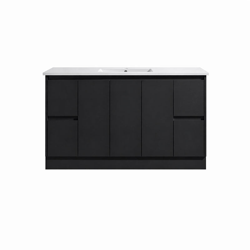 Moddoo Series Single Bowl Matt Black Overall 1480x455x855mm CABINET ONLY