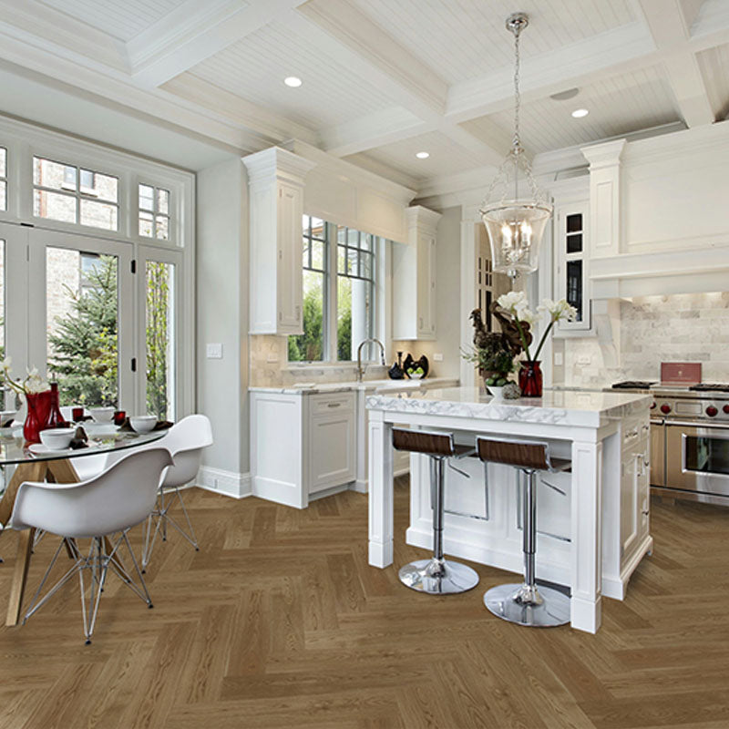 Engineered Oak Le Parquet Herringbone Orleans 750x150x15/4mm
