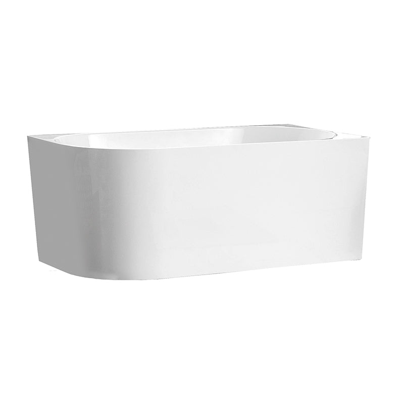BONDI Right Hand Back to Wall Free Standing Bath Tub 1485mm