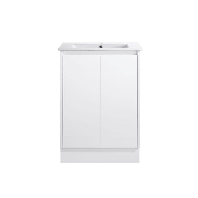 Sierra Series Freestanding Gloss White Overall 580x355x855mm CABINET ONLY