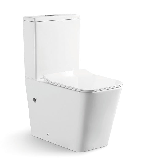 ACQUA-IV Universal Wall Faced Rimless Toilet Suite