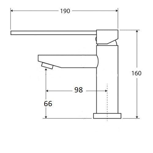 JESS CARE Basin Mixer in Matte Black