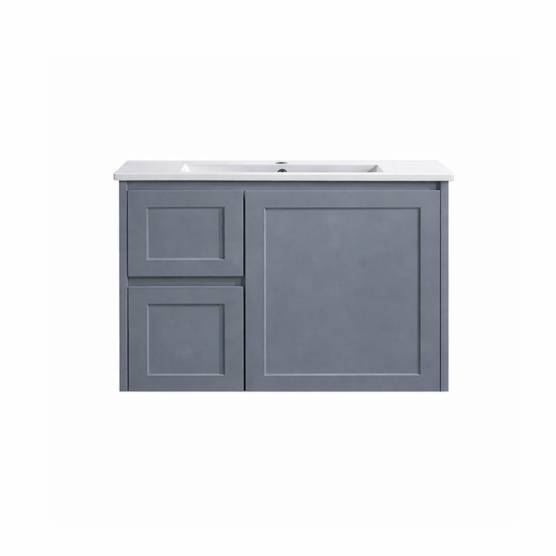 Vintage (Hung) Series Left Hand Drawer Matt Grey 750mm CABINET ONLY