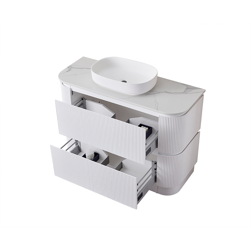 Hudson Series Matt White 880x455x855mm CABINET ONLY