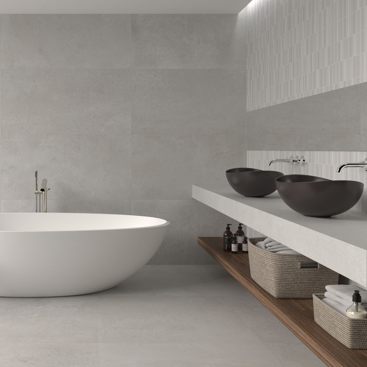 KIT-KAT MOSAIC GREY MATT 115x231