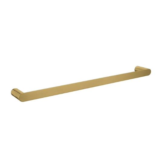 Bellino Brushed Yellow Gold 800mm Single Towel Rail