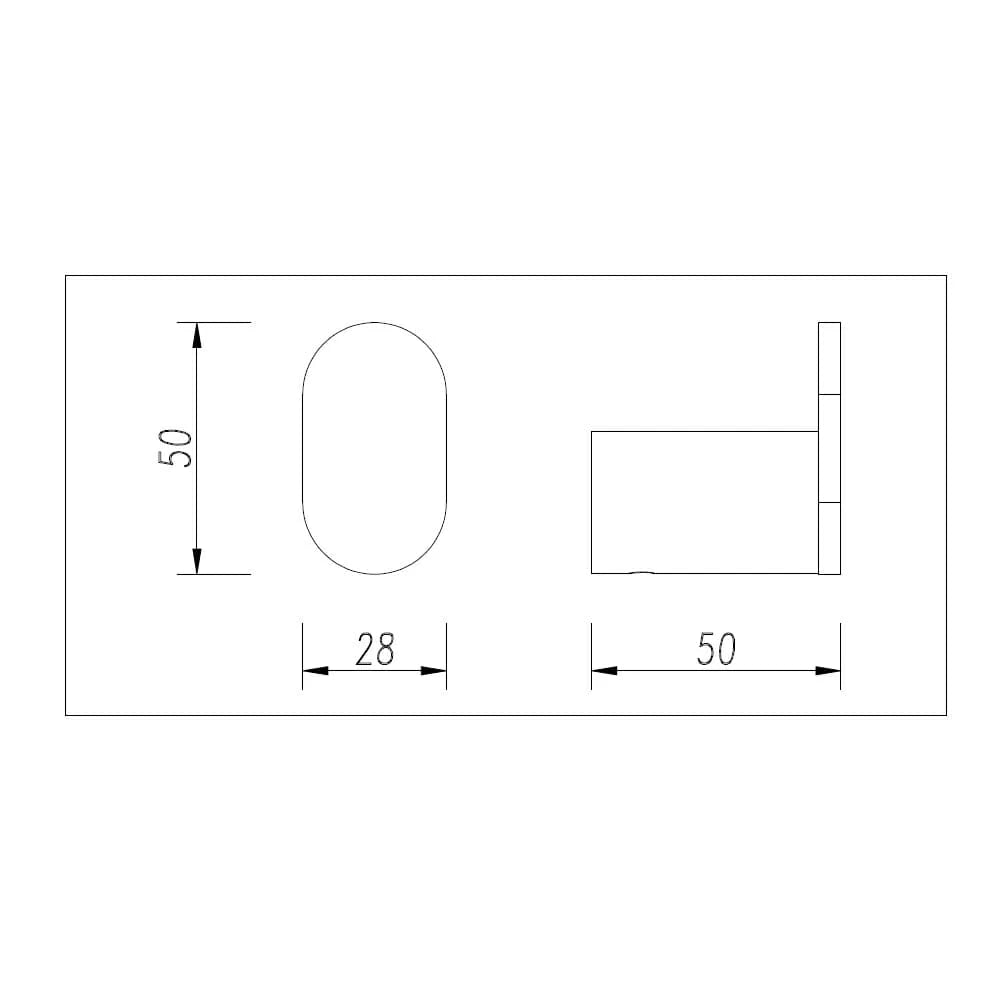 Bellino Matte Black Robe Hook