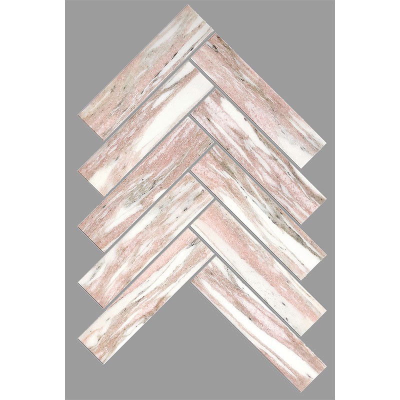 ARTEMIS NORWEGIAN PINK HERRINGBONE HONED 35X150