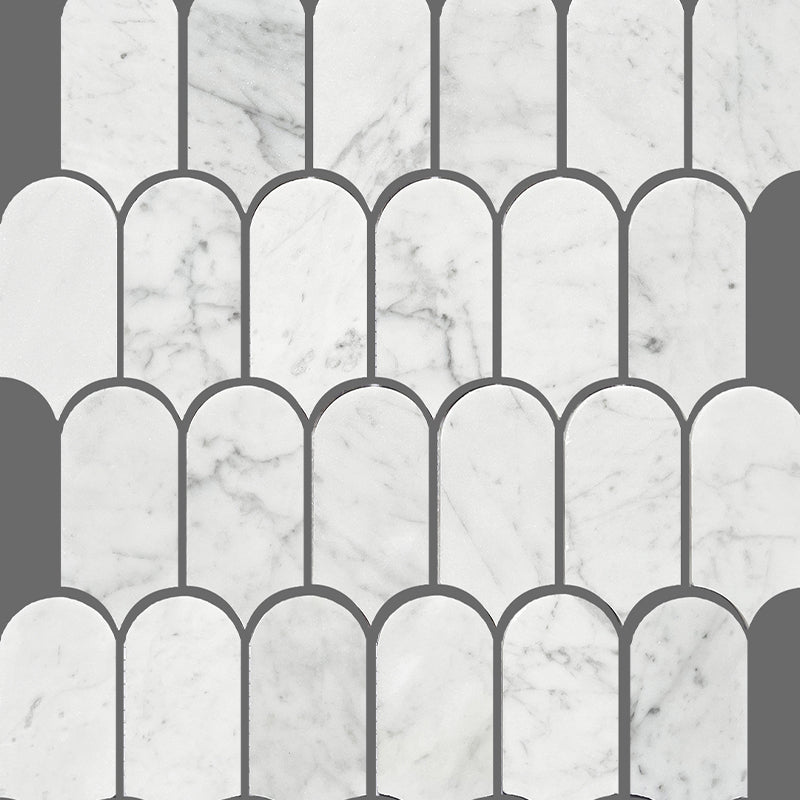ARTEMIS CARRARA WHITE FEATHER HONED 50X103