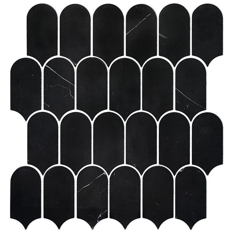 ARTEMIS NERO MARQUINA FEATHER HONED 50X103