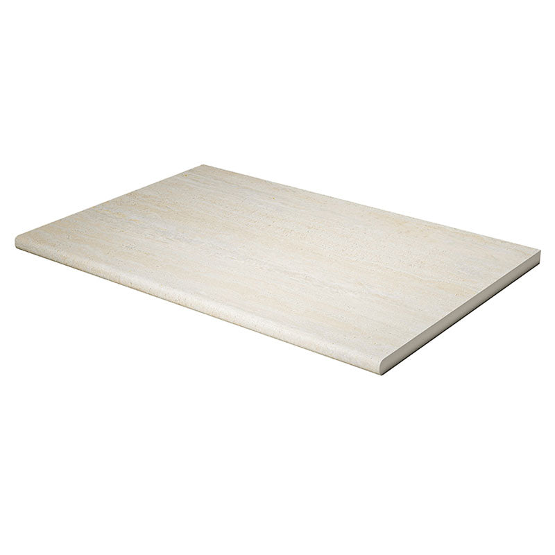 Avoca Bianco 40X60 20mm Bullnose - Round Edge