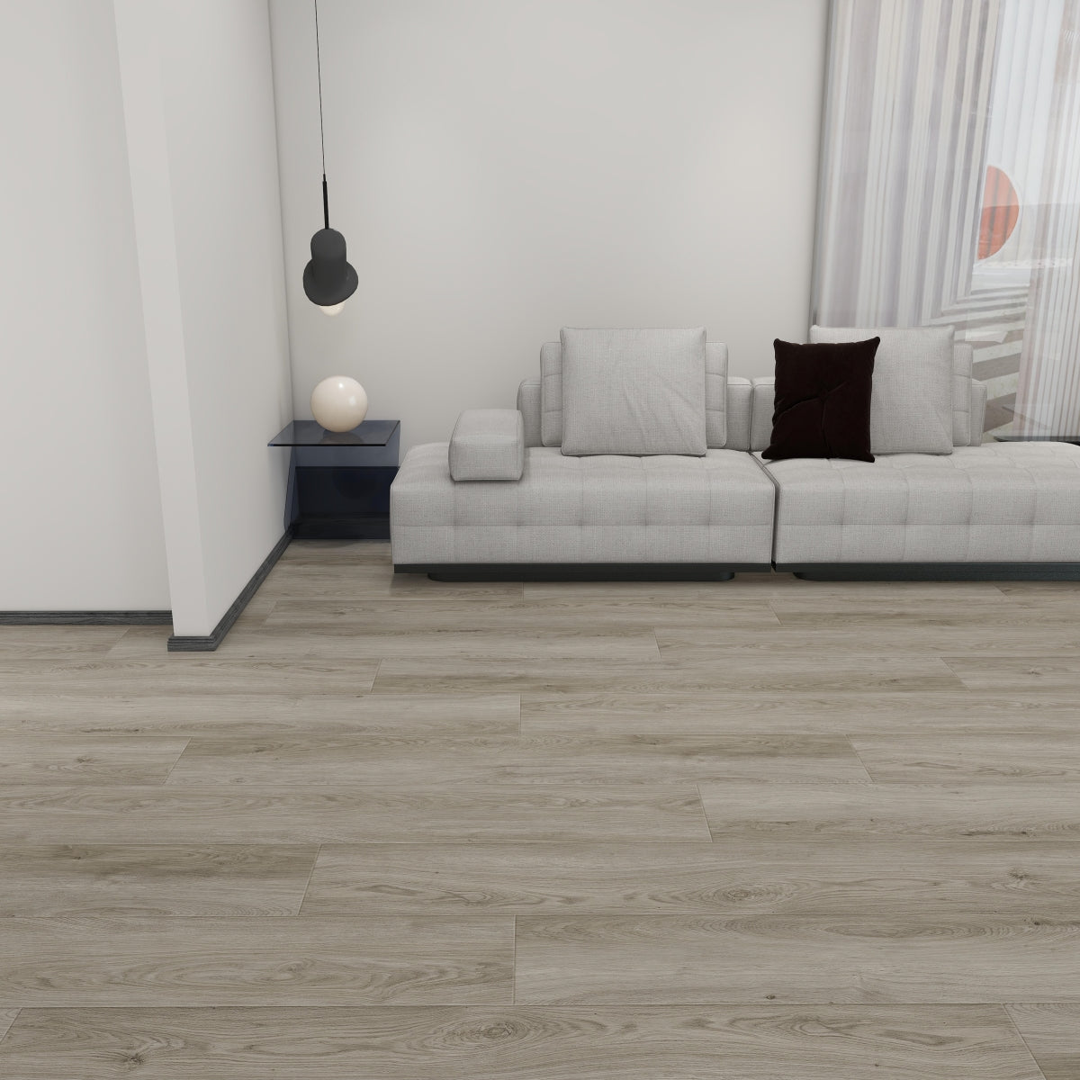 Aether Wood Hybrid Flooring Grey Wood 1530x230x8mm