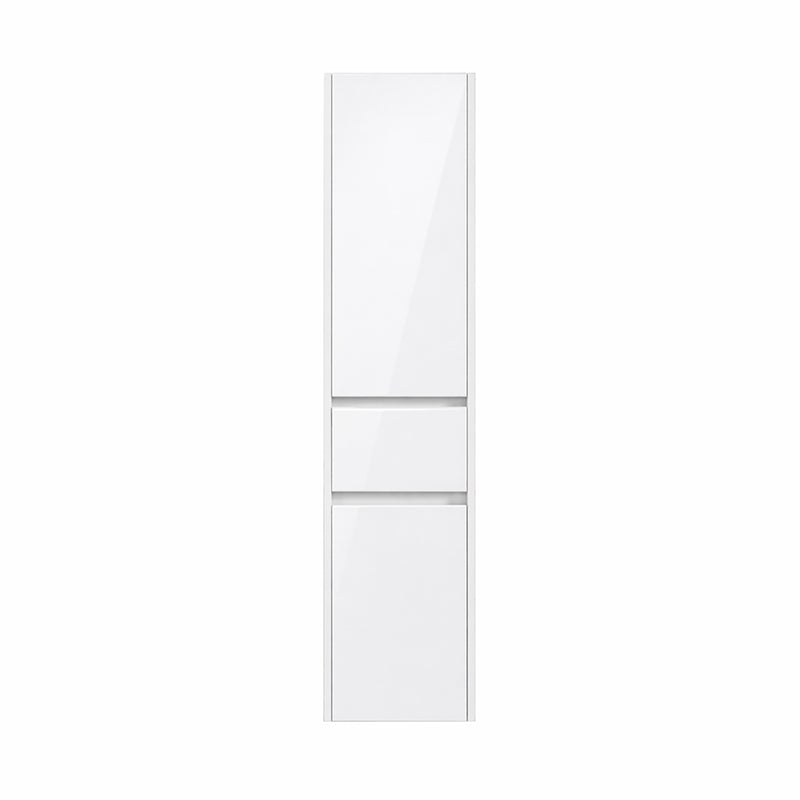 Aspen Collection Wall Hung Tallboy Gloss White 350x390x1500mm