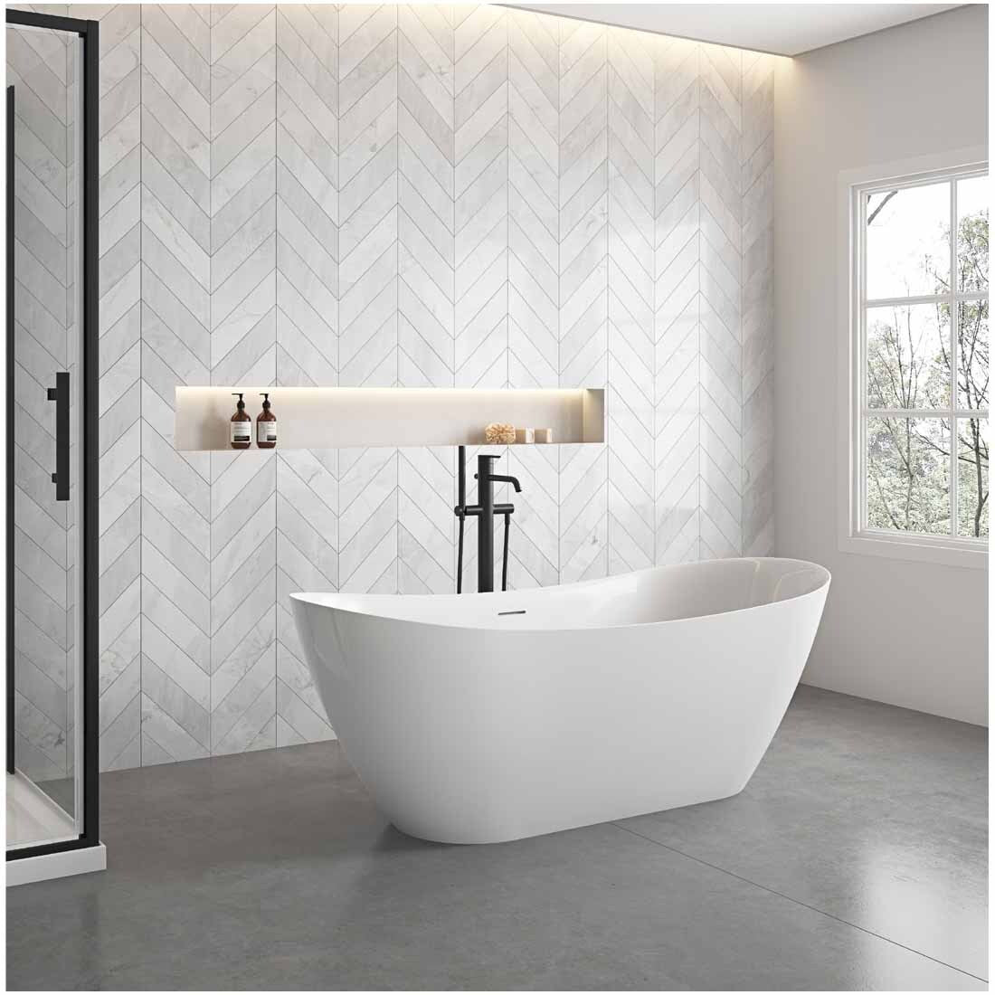 LUKA FREESTANDING BATHTUB 1700x730x630mm