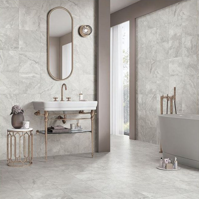 Baroque Light Grey 60x60 SurfaceTec