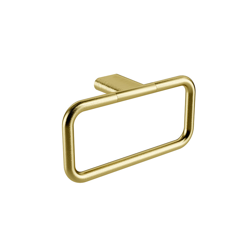 KENZO Towel Ring in Brushed Brass