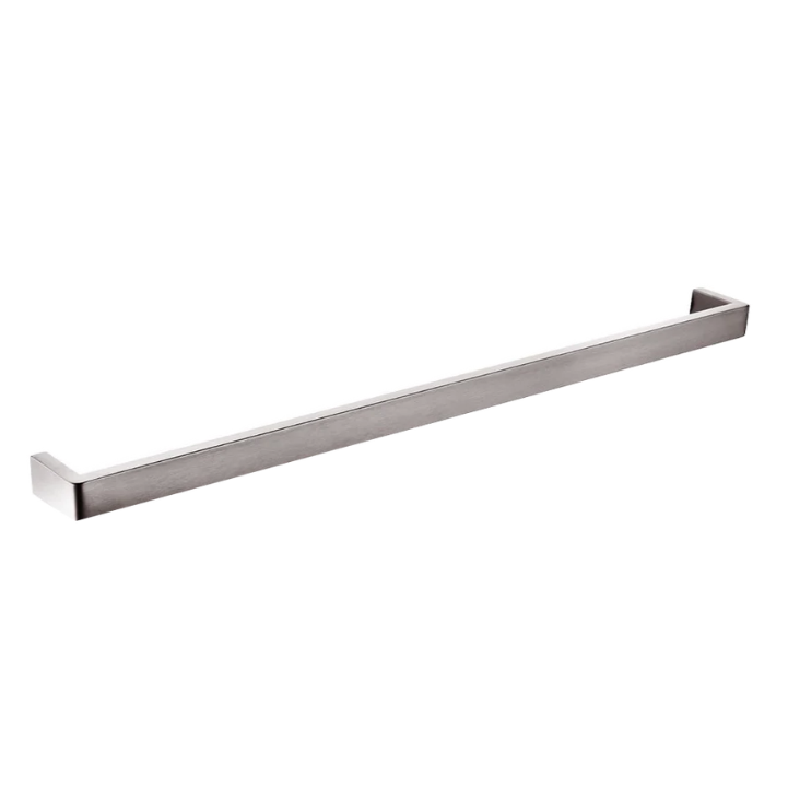 IVANO Series Single Towel Rail Brushed Nickel 800mm