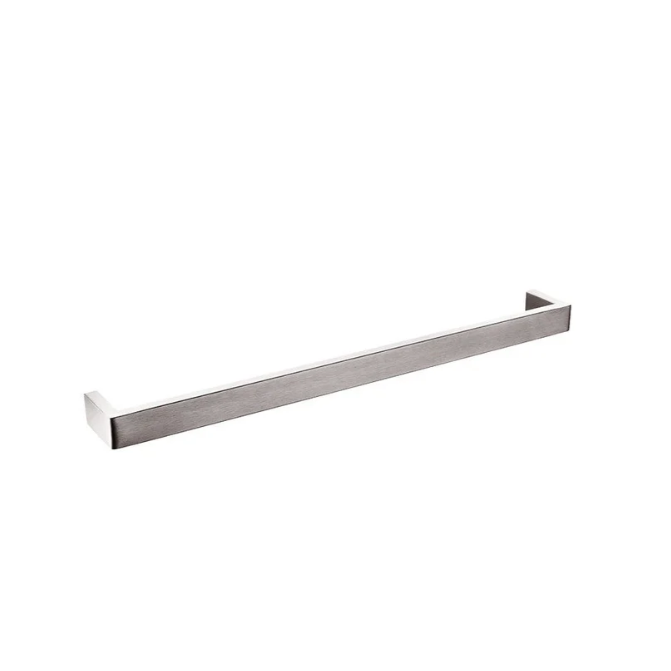 IVANO Series Single Towel Rail Brushed Nickel 600mm