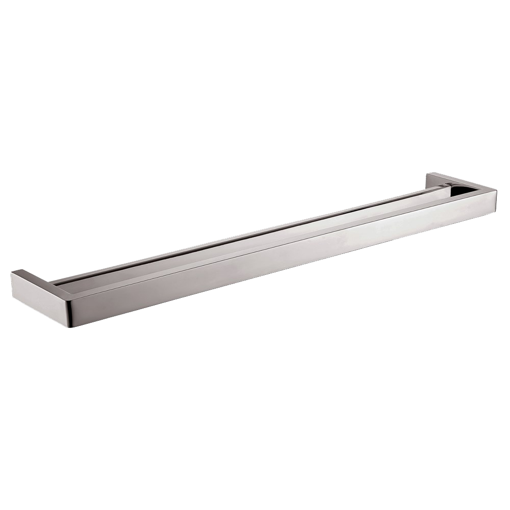 IVANO Series Double Towel Rail Brushed Nickel 800mm