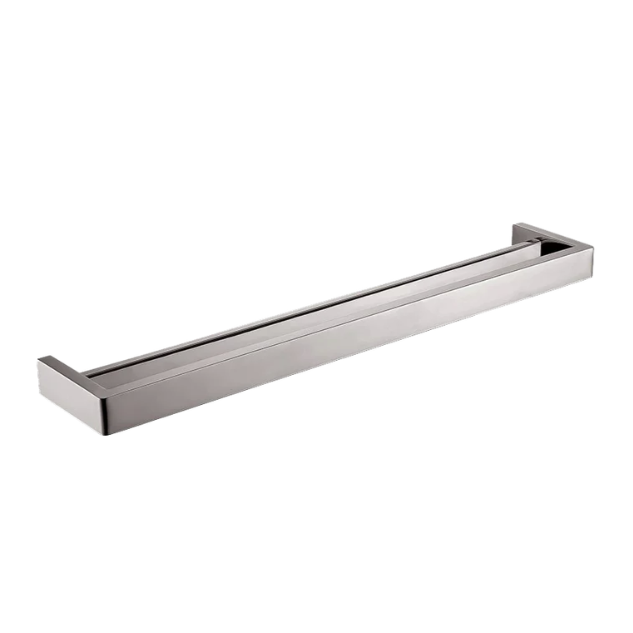 IVANO Series Double Towel Rail Brushed Nickel 600mm