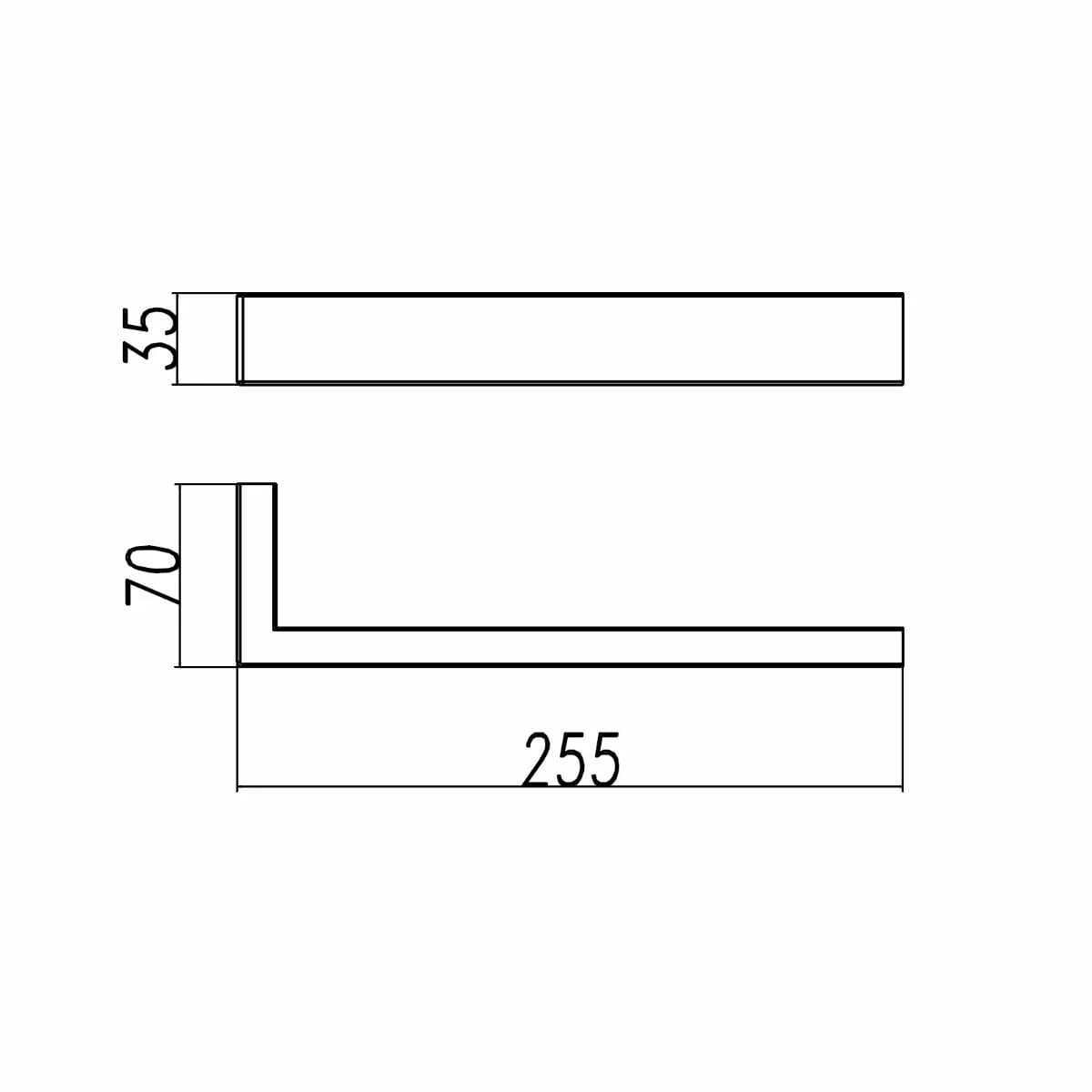 IVANO Series Towel Ring Brushed Brass
