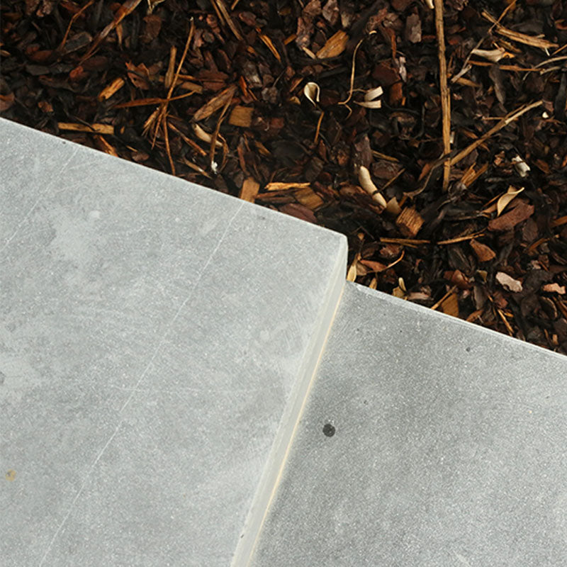 Limestone Belgium Blue Sandblasted Bevelled 600x400x30mm