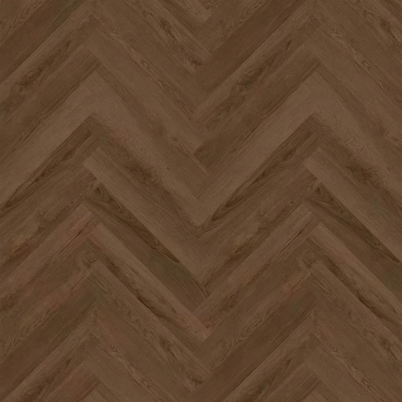 AquaCore Signature Hybrid Herringbone Flooring Bourbon Oak 635x127x9mm