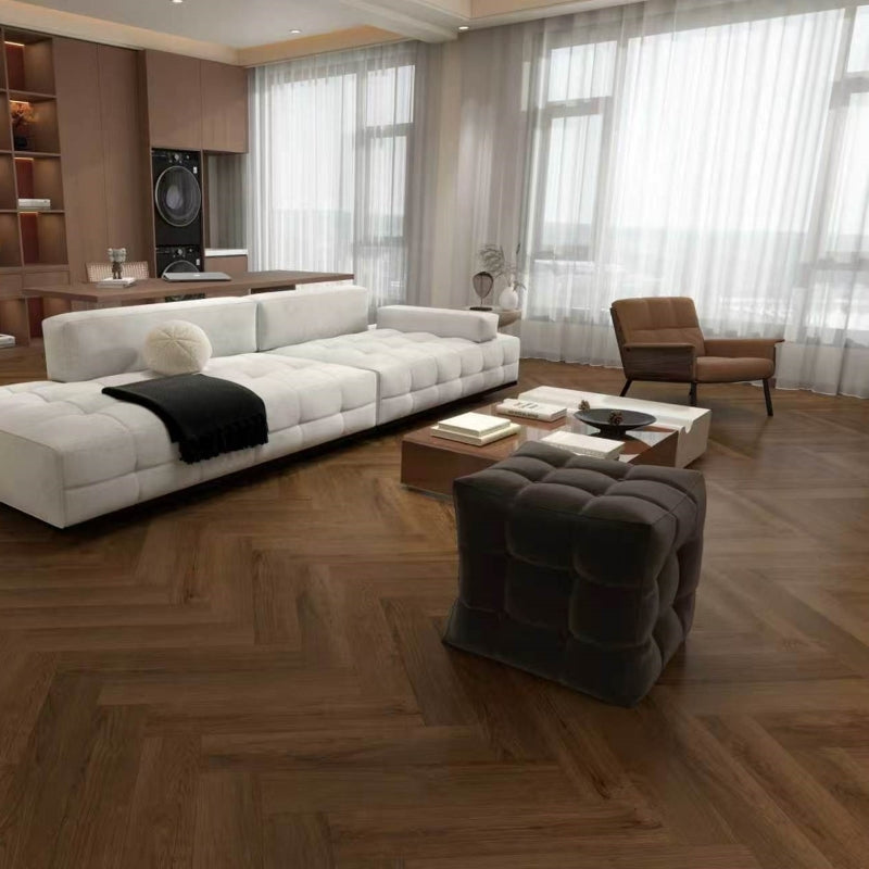 AquaCore Signature Hybrid Herringbone Flooring Bourbon Oak 635x127x9mm