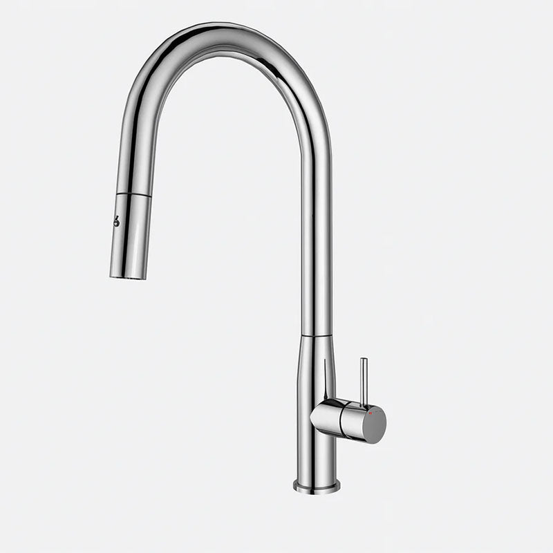 Navona Carysil Slim Pull out Kitchen Mixer Chrome