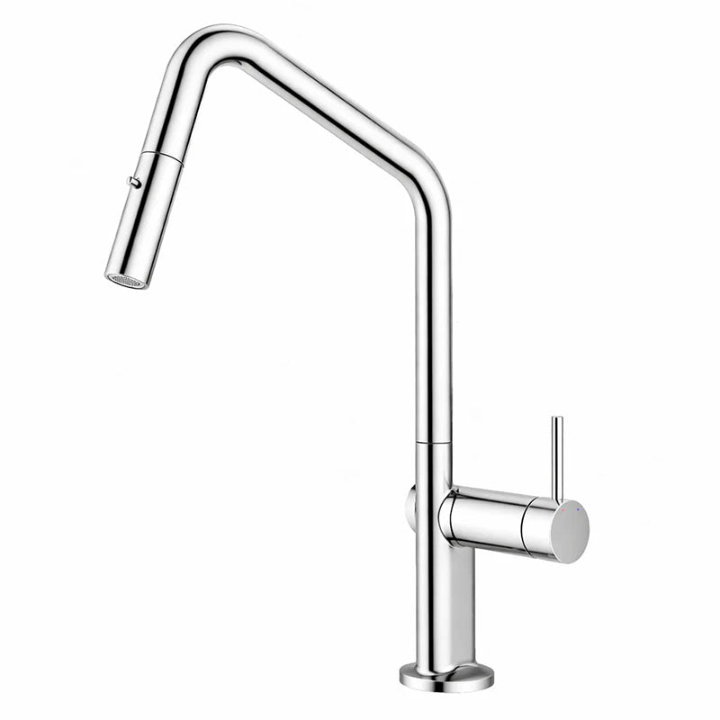 Navona Carysil Angle Pull out Kitchen Mixer Chrome