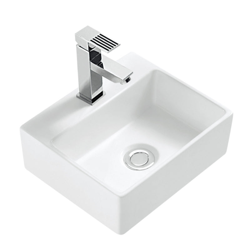 Ceramic Basin Series Above Counter Gloss White 325x280x120mm
