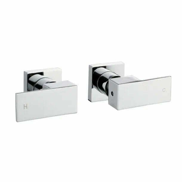Cascade Shower Wall Taps Chrome
