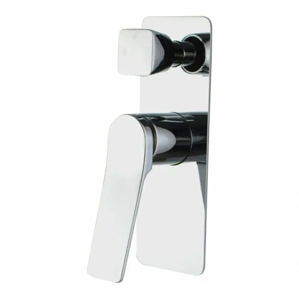 RUSHY Series Square Wall Mixer With Diverter Chrome