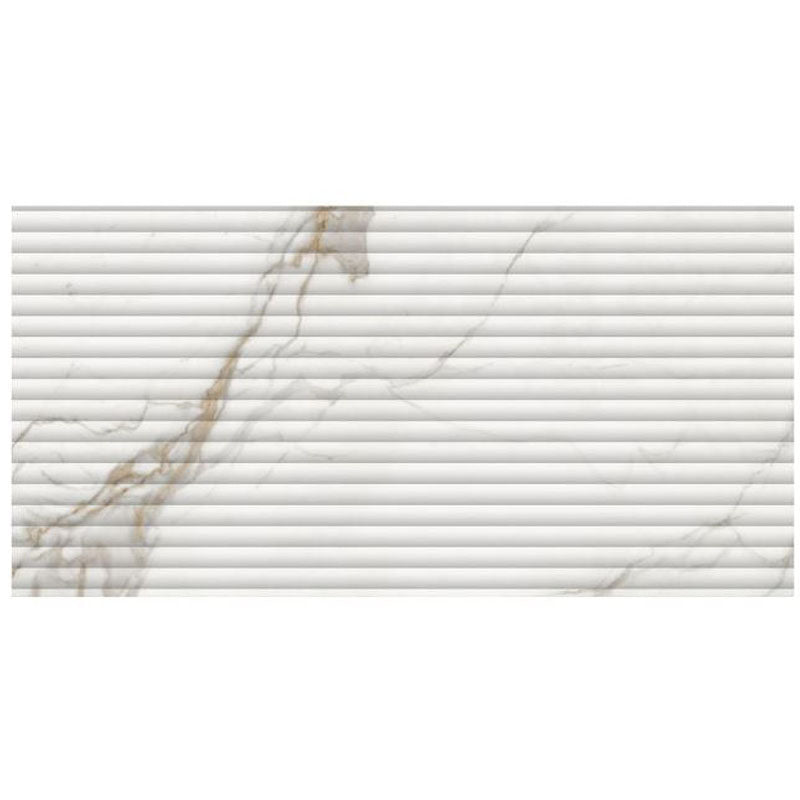 Calacatta Warm 3D Concave 60x120 Honed