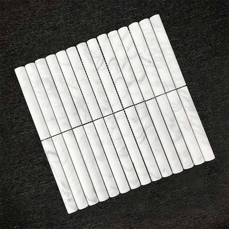 Carrara Mosaic Convex Mosaics Soft Matt 306x302