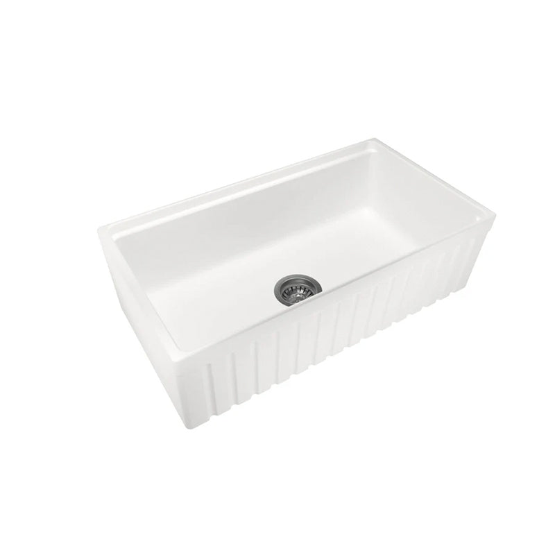 Carysil Fine Fireclay Single Bowl 838x457x232mm