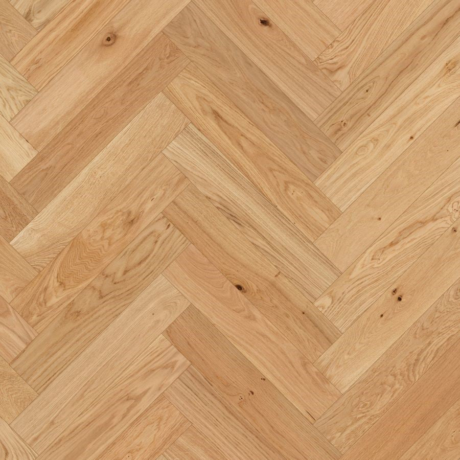 CrossWood Engineered Herringbone Flooring Natural oak 600*127*14/3mm