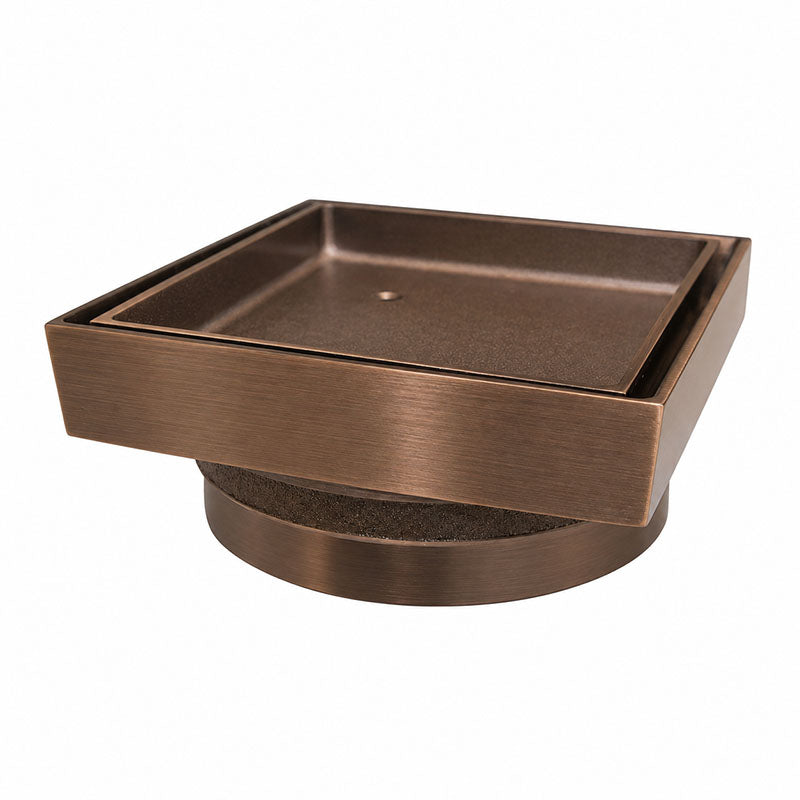 DrainCover Tile Insert 75mm Casting Brass Bronze 115x115mm