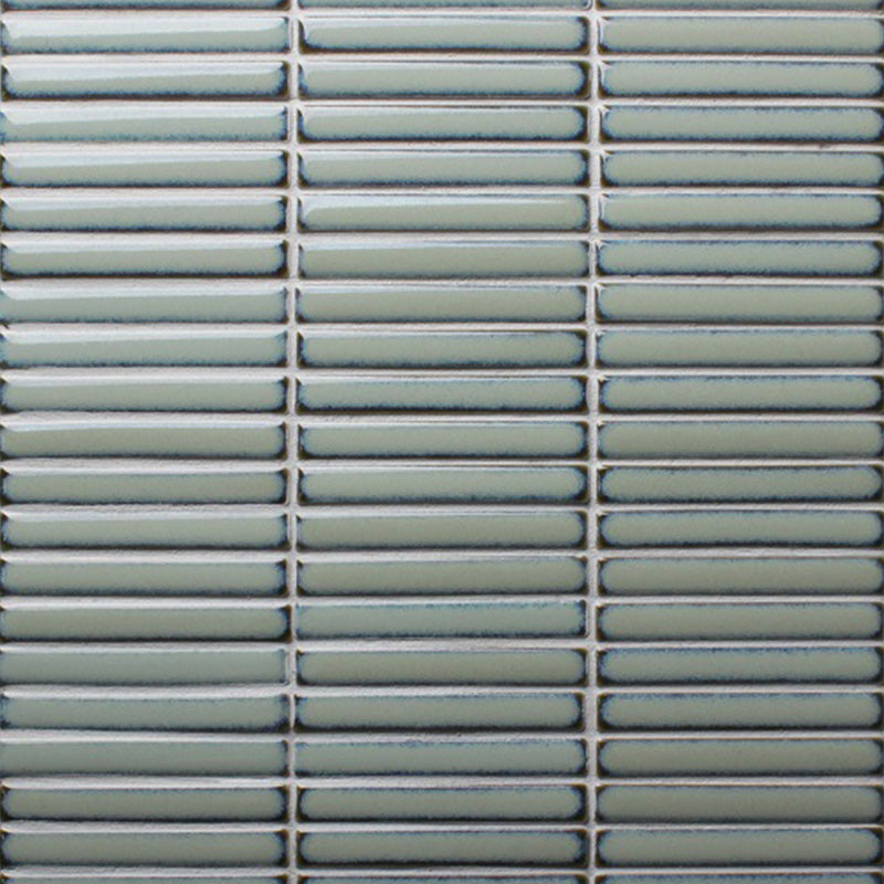 JAPANESE TRACES SAGE GREEN MOSAIC 12X92X8MM ON 284X298MM