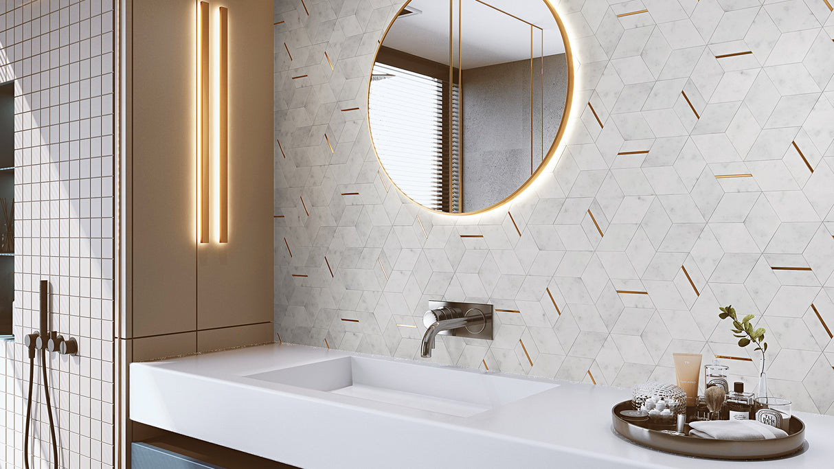 DECO CUBIC CARRARA