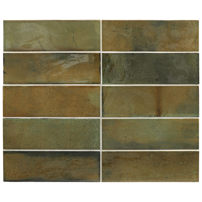 HANOI WILD OLIVE GLOSS 65X200MM