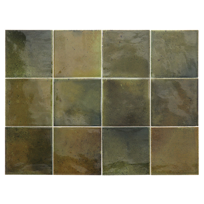 HANOI WILD OLIVE GLOSS 100X100MM